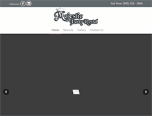 Tablet Screenshot of majesticpartyrental.com
